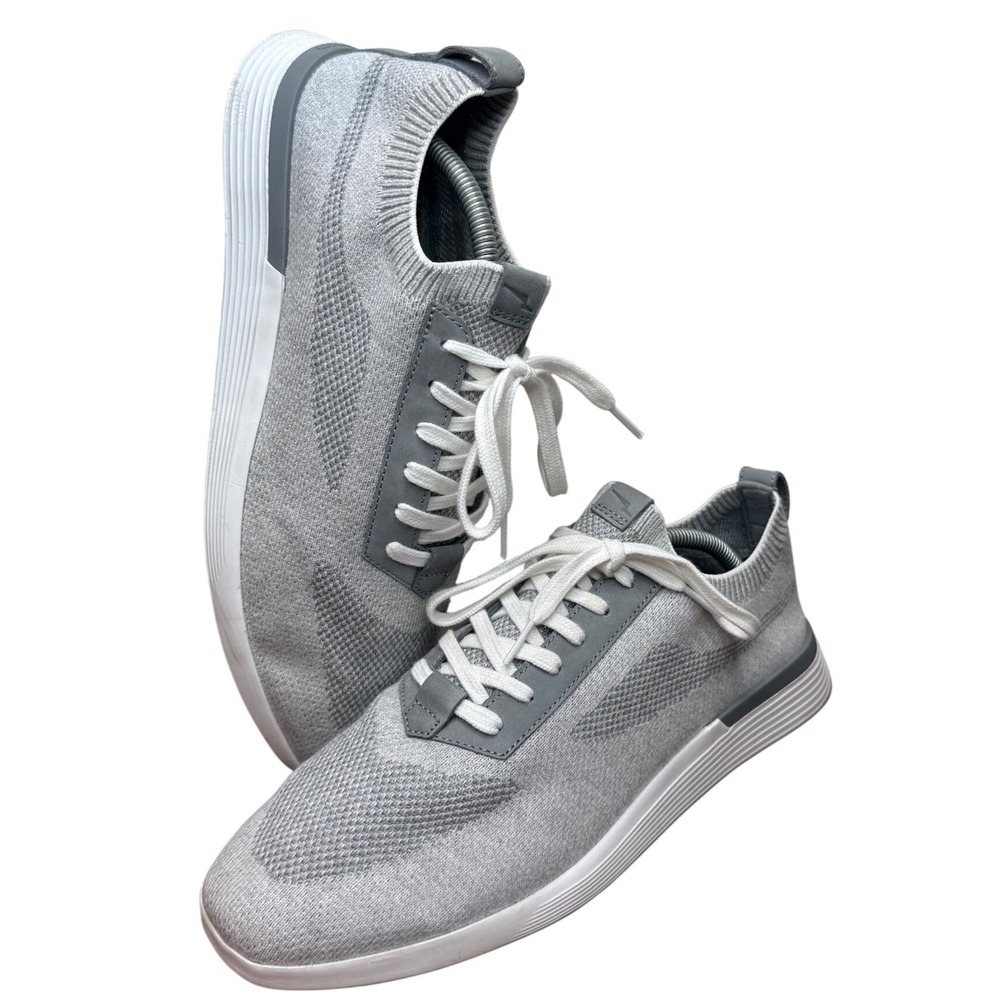 Wolf & Shepherd SwiftKnit Derby Mens Size 11 Mist Grey Knit Hybrid Sneakers